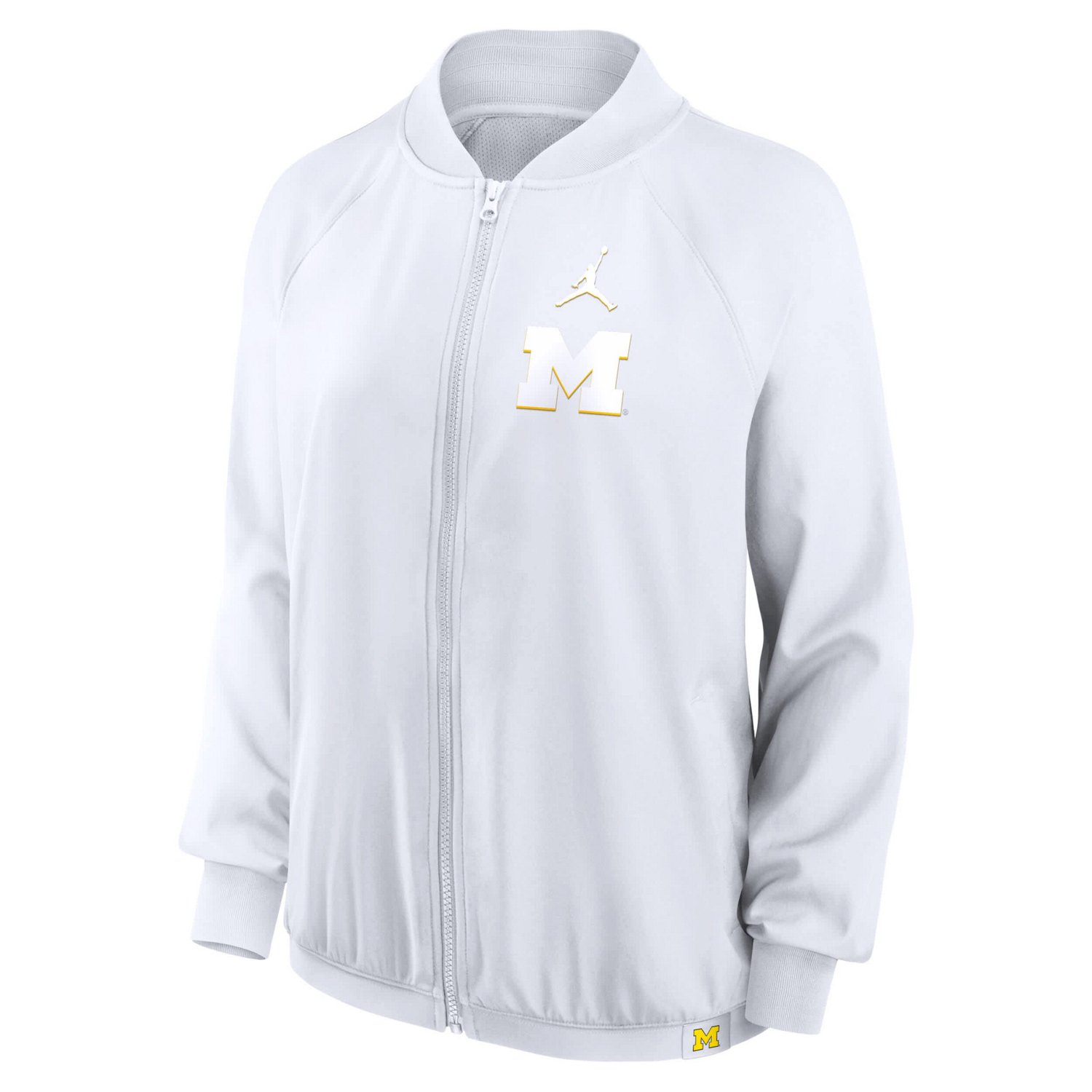 Jordan Brand Michigan Wolverines Statement Bomber Raglan Full-Zip Jacket - view number 2