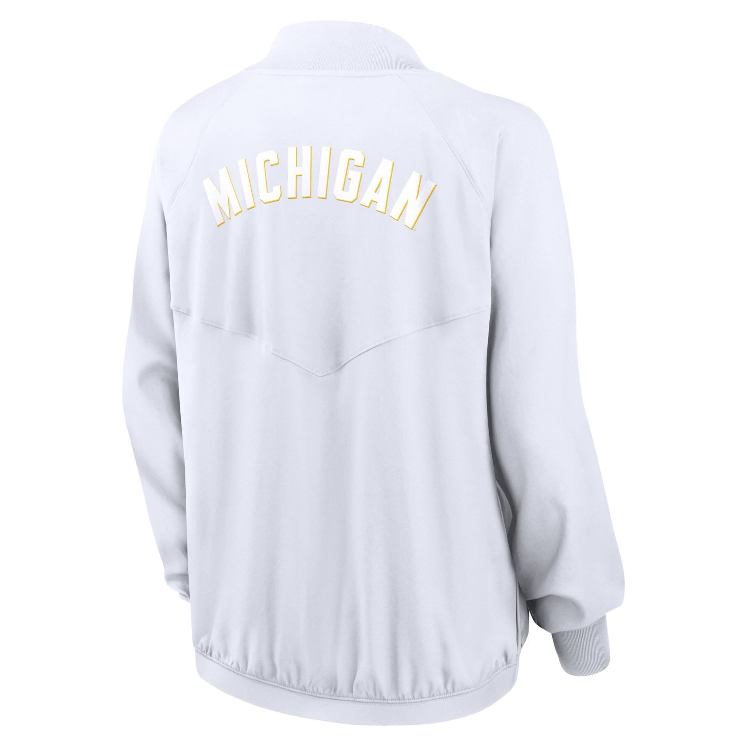 Jordan Brand Michigan Wolverines Statement Bomber Raglan Full-Zip Jacket - view number 3