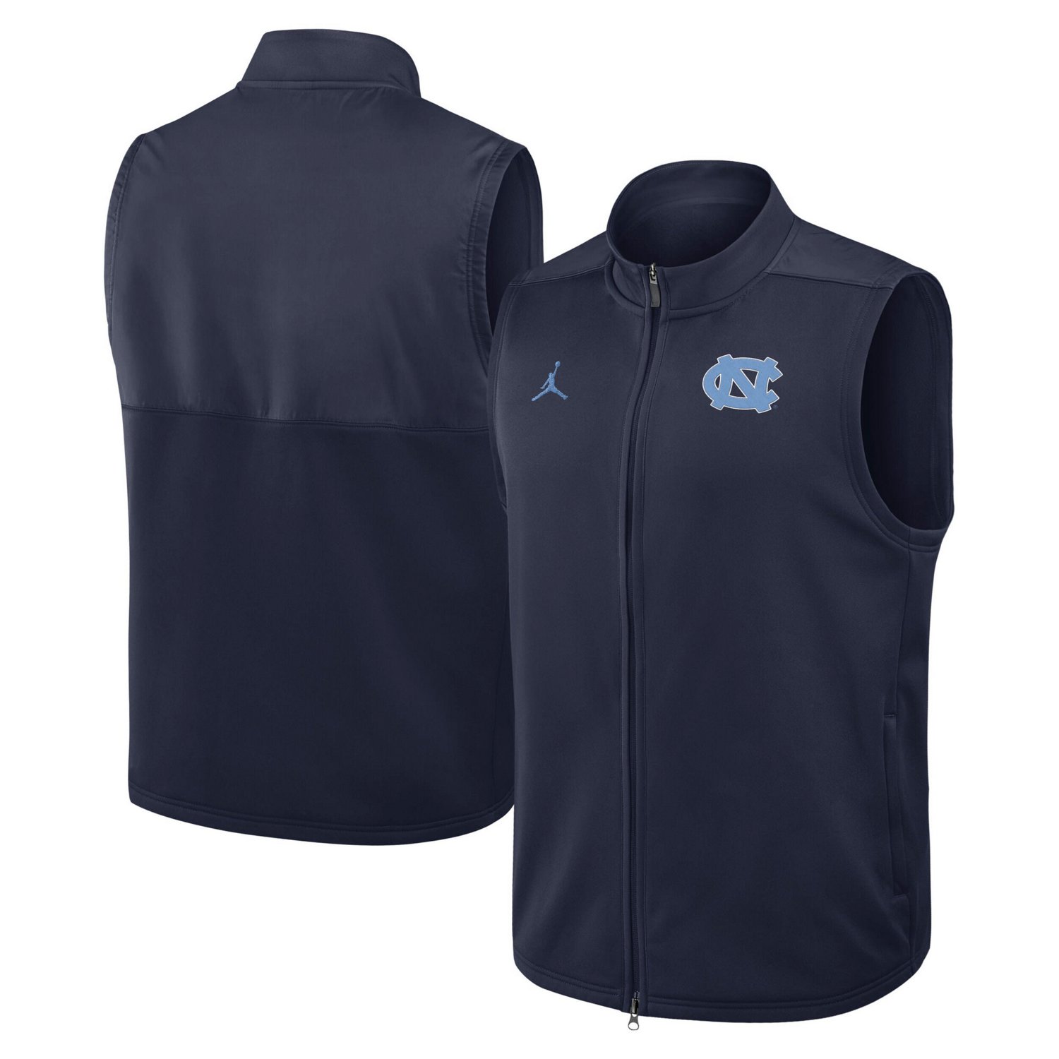 Jordan Brand North Carolina Tar Heels Primetime Victory Performance Full-Zip Vest