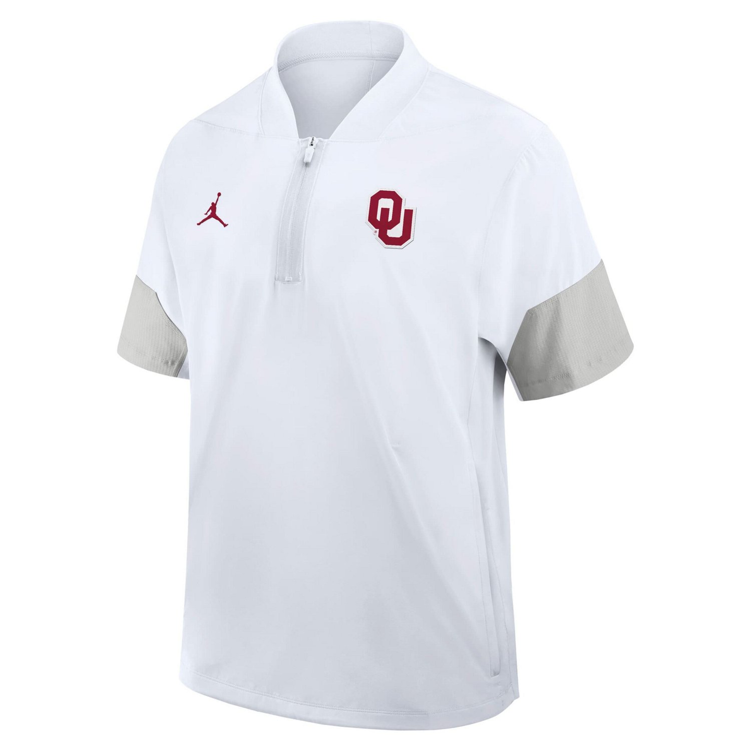 Jordan Brand Oklahoma Sooners 2025 Sideline Coaches Lightweight Short Sleeve Jacket - view number 2