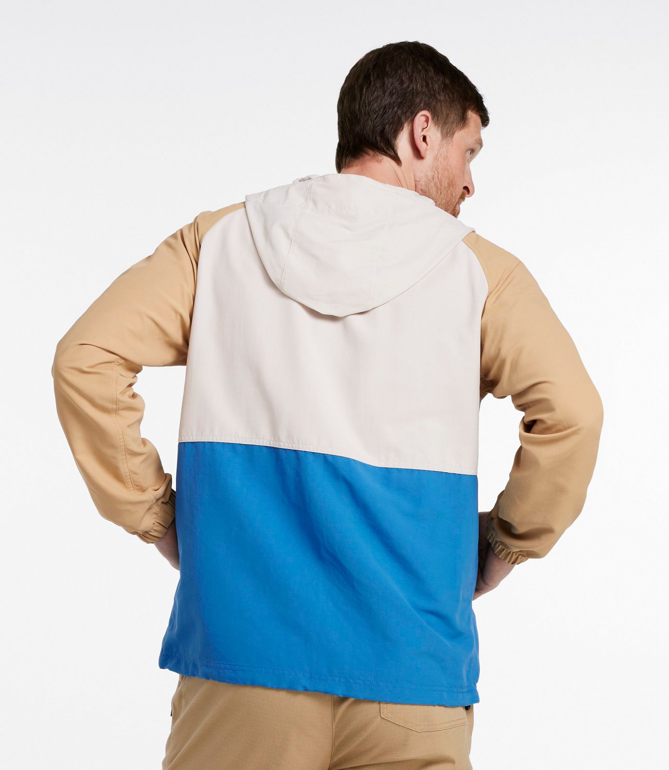 L.L. Bean Men's Mountain Classic Anorak Multicolor Rain Jacket                                                                   - view number 2