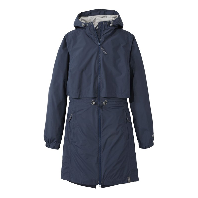 L.L.Bean Women's Meridian Rain Coat Carbon Navy Blue, Medium - Women's Rainwear at Academy Sports