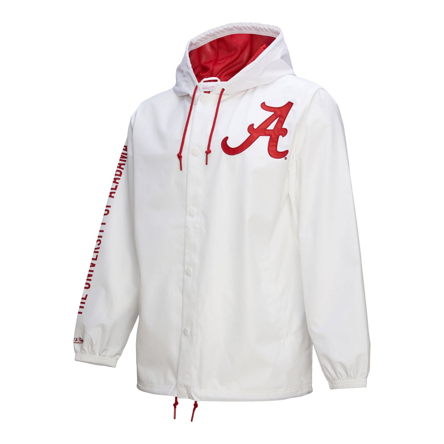 Mitchell  Ness Alabama Crimson Tide Coaches Full-Snap Hoodie Jacket - view number 2