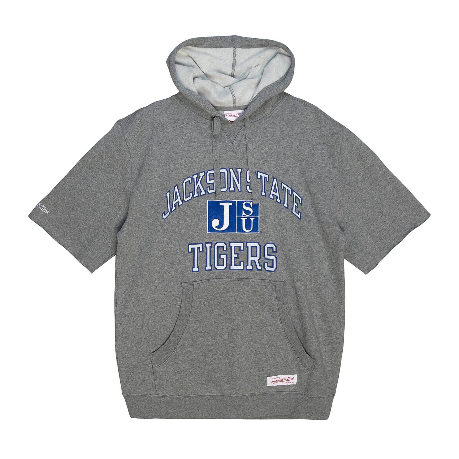 Mitchell  Ness Jackson State Tigers Fleece Short Sleeve Pullover Hoodie - view number 2