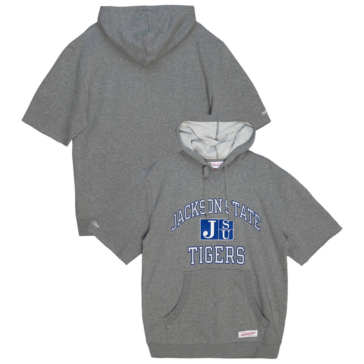 Mitchell  Ness Jackson State Tigers Fleece Short Sleeve Pullover Hoodie - view number 1