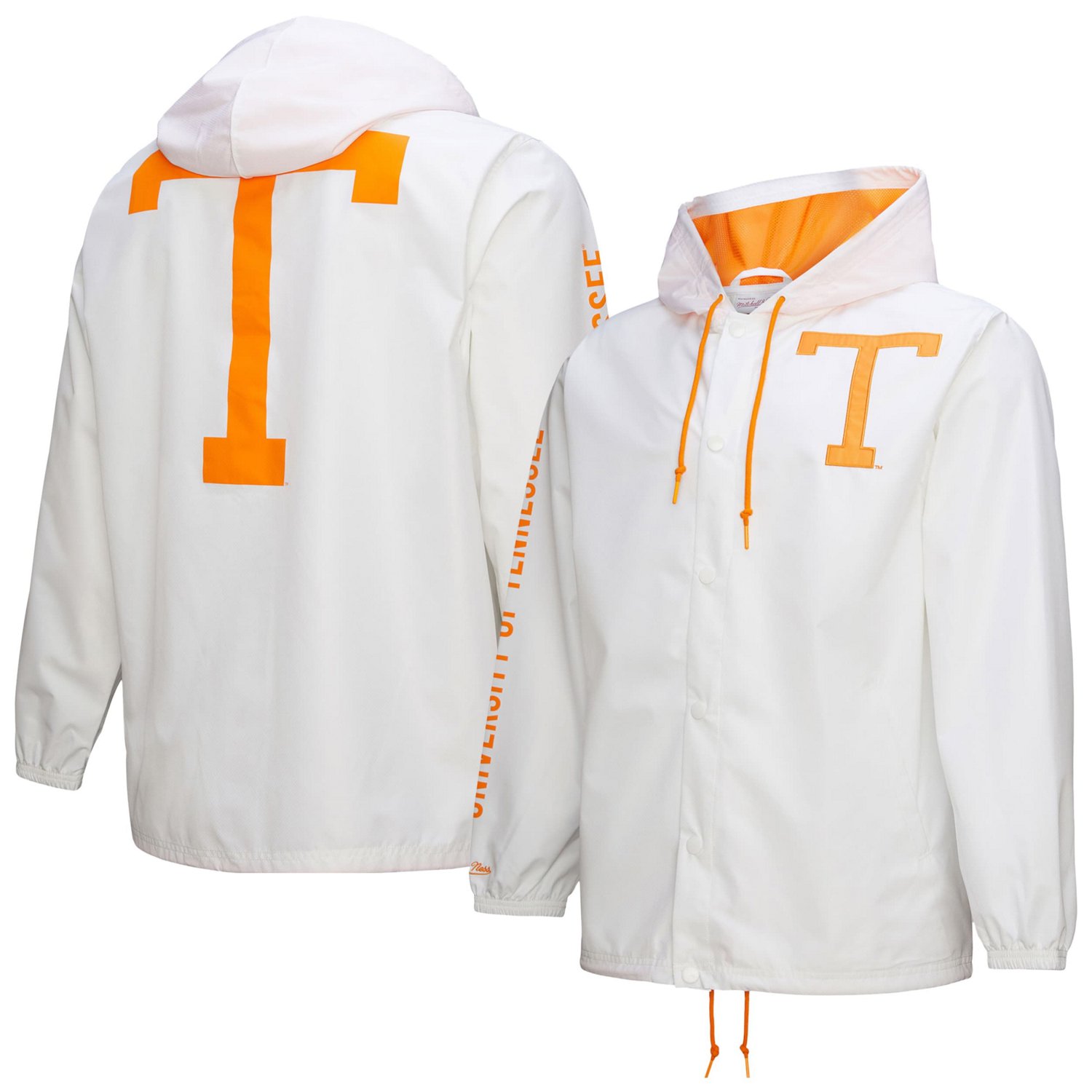 Mitchell  Ness Tennessee Volunteers Coaches Full-Snap Hoodie Jacket                                                             