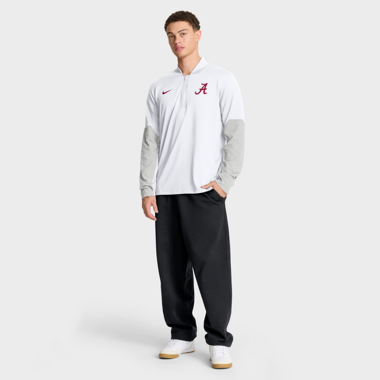 Nike Alabama Crimson Tide One Goal Performance Half-Zip Pullover - view number 3