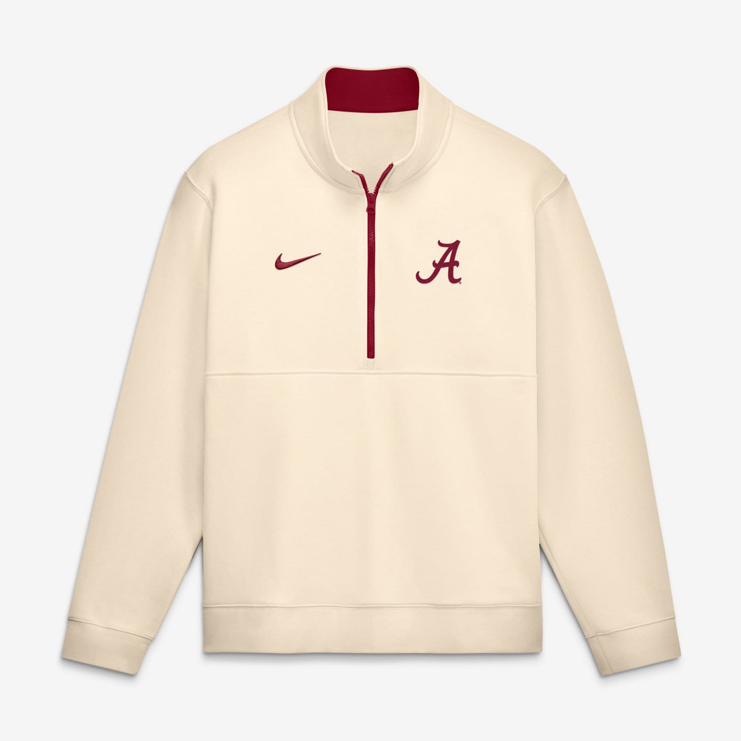 Nike Alabama Crimson Tide Primetime Club Fleece Half-Zip Pullover