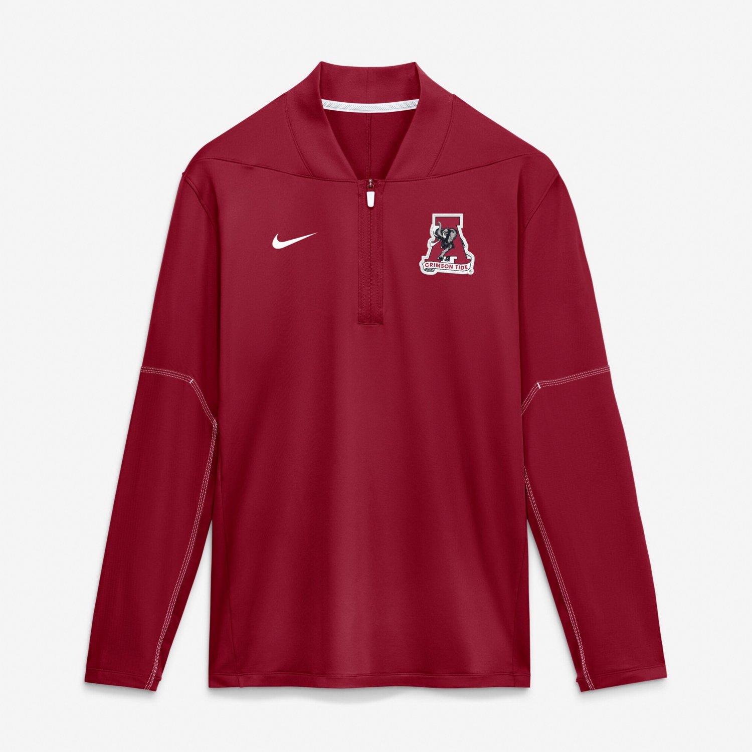 Nike Alabama Tide 2026 Sideline Midweight Half-Zip Dri-FIT Pullover