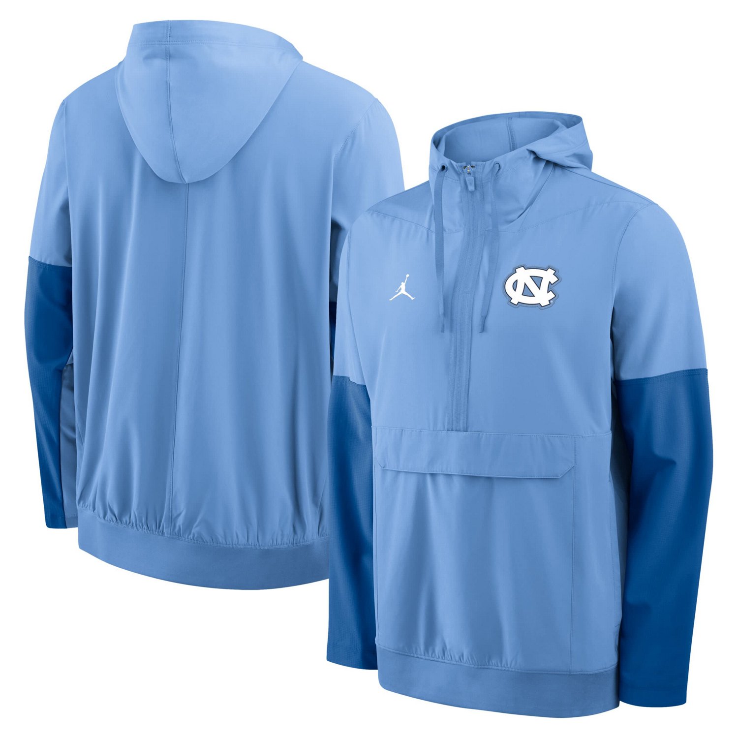 Nike Carolina North Carolina Tar Heels Anorak Half-Zip Hoodie Jacket - view number 3