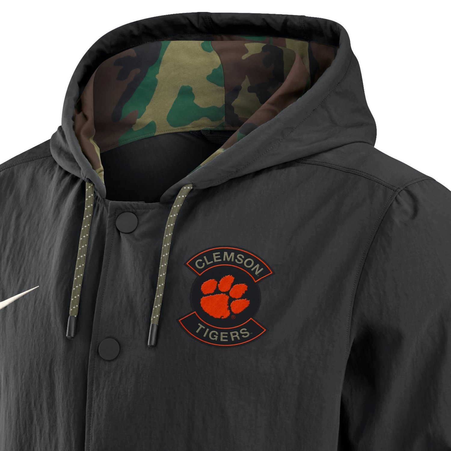 Nike Clemson Tigers 2025 NCAA Military Appreciation Full-Snap Jacket - view number 4