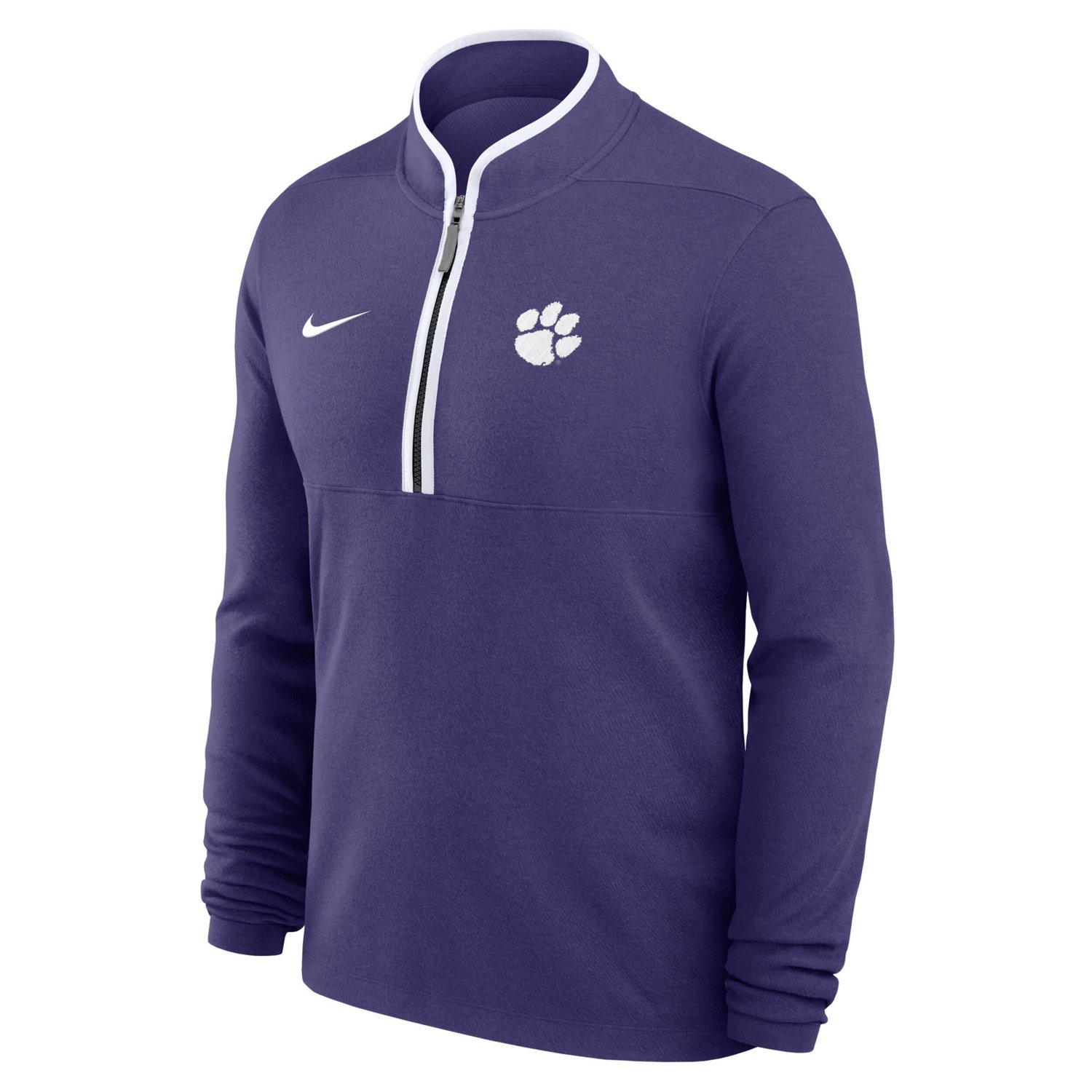 Nike Clemson Tigers Courtside Victory Dri-FIT Half-Zip Pullover - view number 2