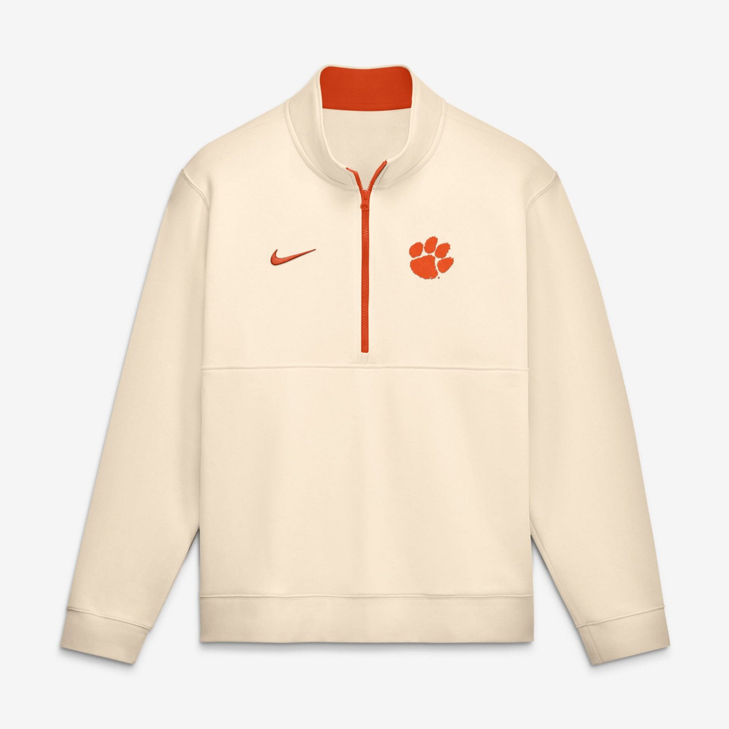 Nike Clemson Tigers Primetime Club Fleece Half-Zip Pullover
