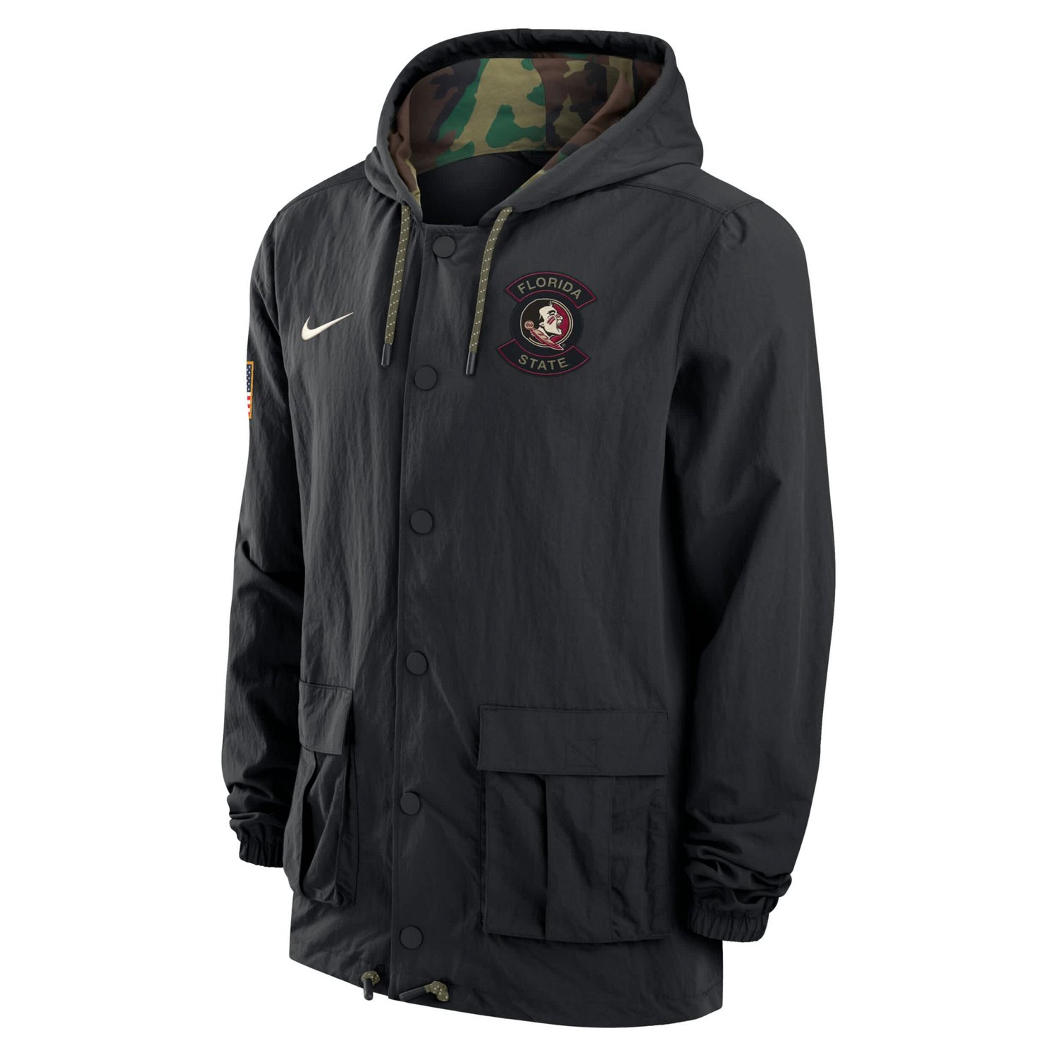 Nike Florida State Seminoles 2025 NCAA Military Appreciation Full-Snap Jacket - view number 2