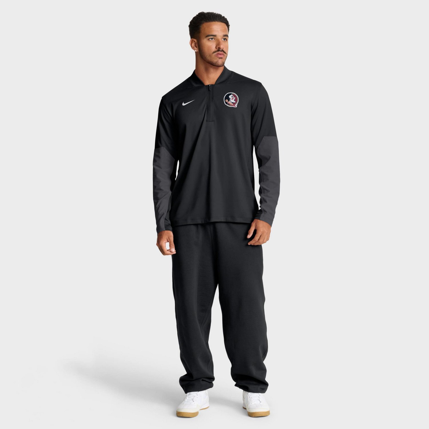 Nike Florida State Seminoles One Goal Performance Half-Zip Pullover - view number 3