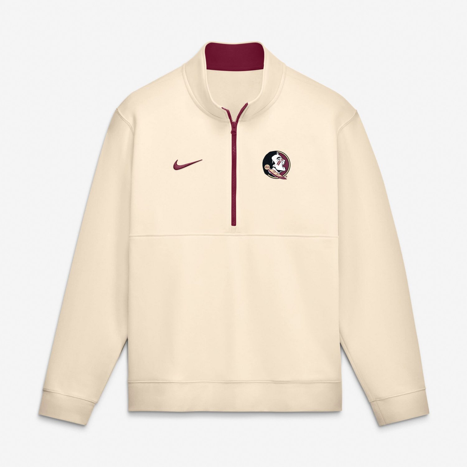 Nike Florida State Seminoles Primetime Club Fleece Half-Zip Pullover