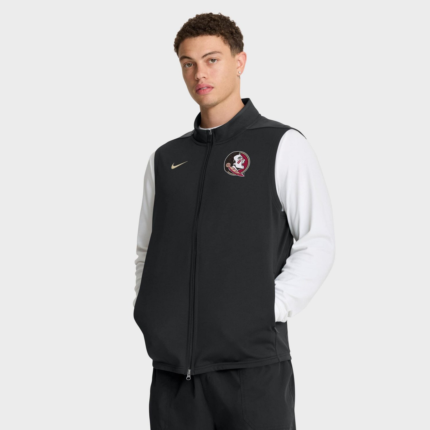 Nike Florida State Seminoles Primetime Victory Performance Full-Zip Vest