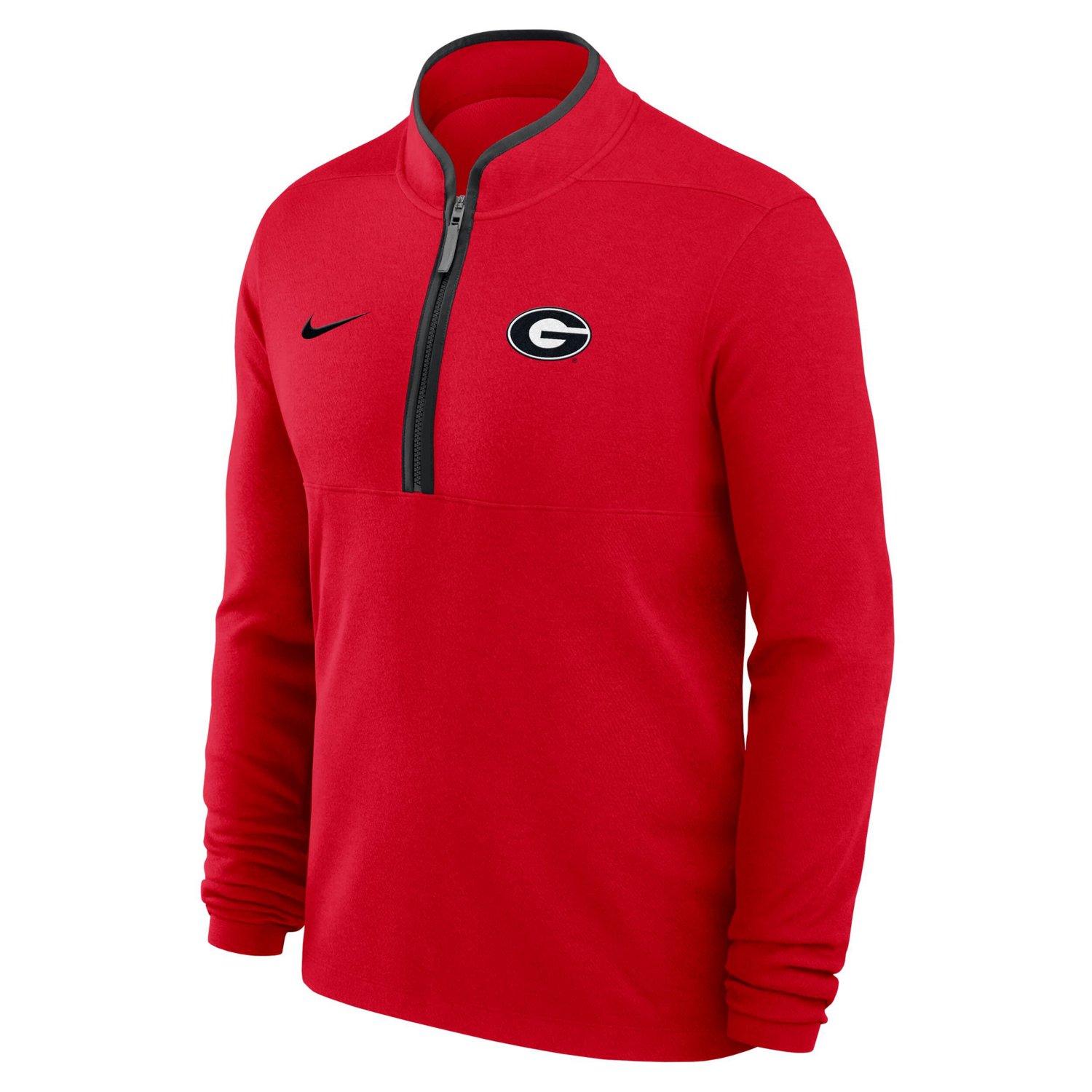 Nike Georgia Bulldogs Courtside Victory Dri-FIT Half-Zip Pullover - view number 2
