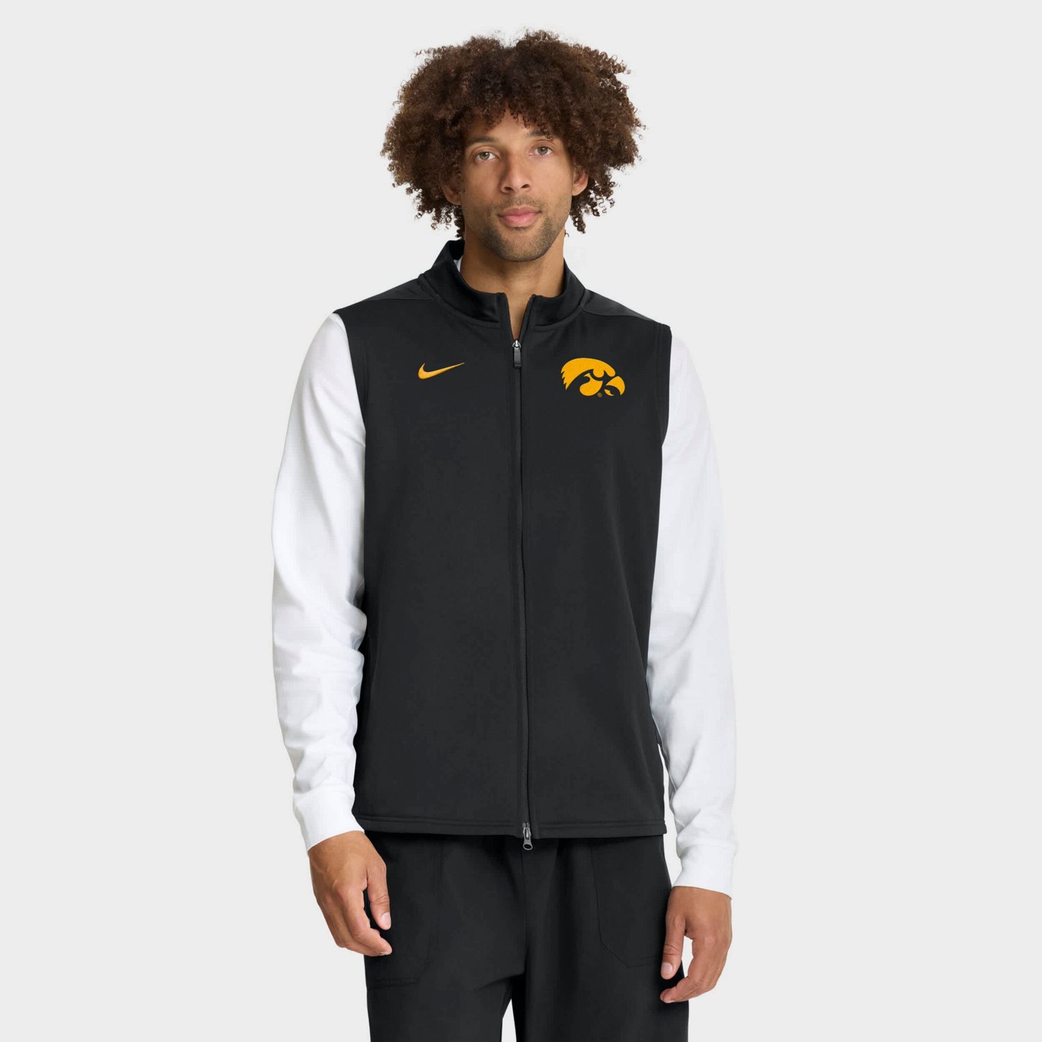 Nike Iowa Hawkeyes Primetime Victory Performance Full-Zip Vest