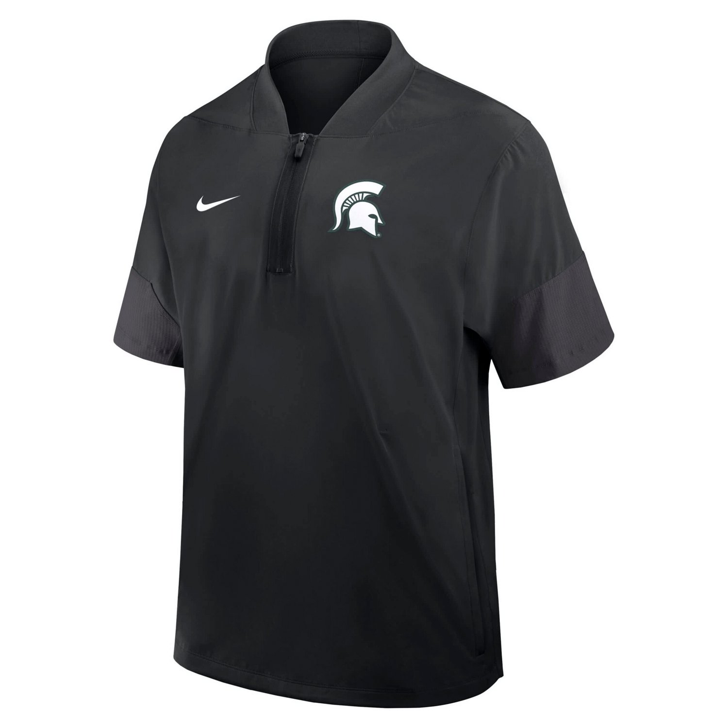 Nike Michigan State Spartans 2025 Sideline Coaches Lightweight Short Sleeve Jacket - view number 2