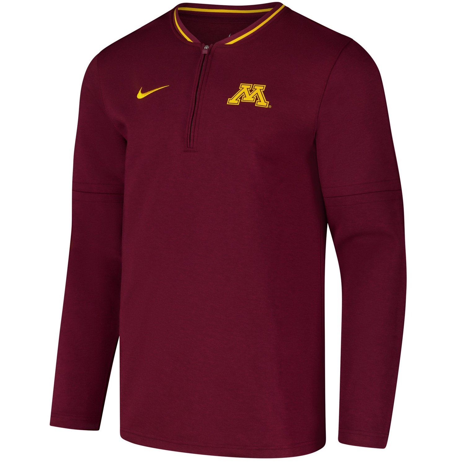 Nike Minnesota Golden Gophers Coaches Quarter-Zip Jacket - view number 2