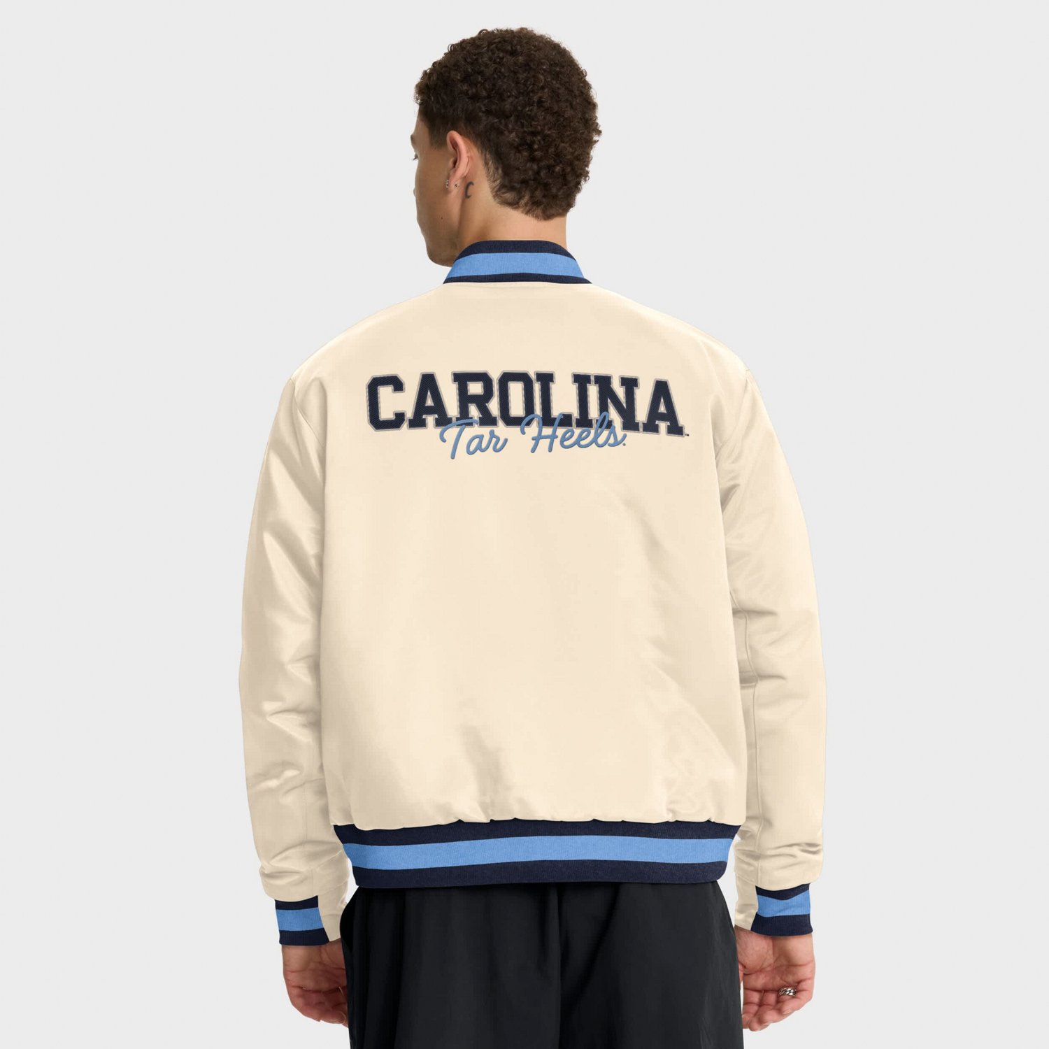 Nike North Carolina Tar Heels Legacy Full-Snap Bomber Jacket - view number 2
