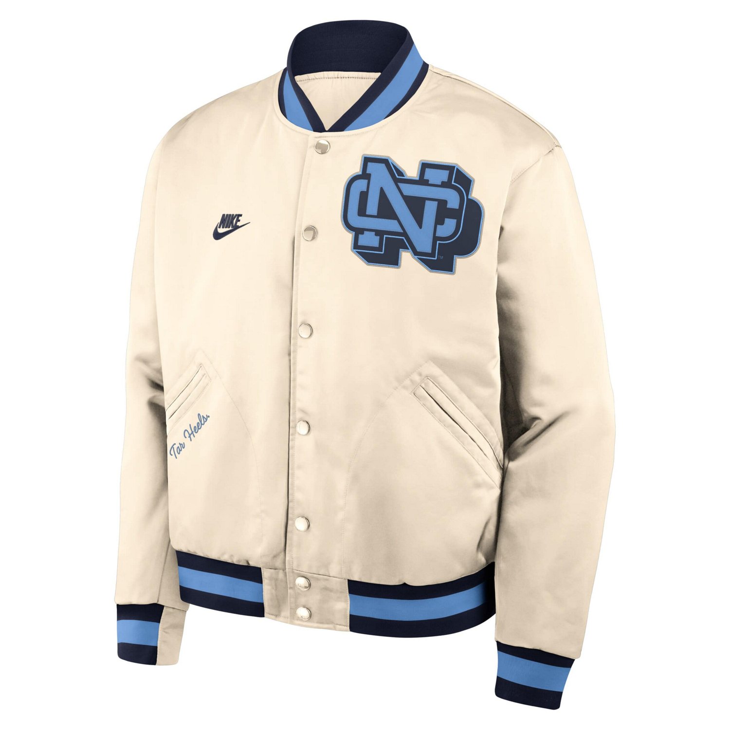 Nike North Carolina Tar Heels Legacy Full-Snap Bomber Jacket - view number 4
