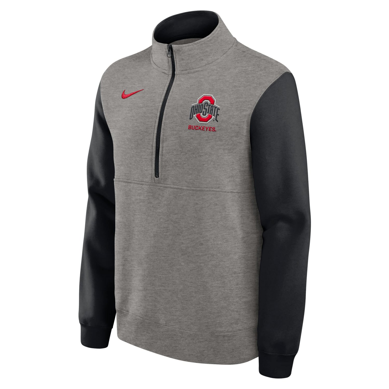 Nike Ohio State Buckeyes Club Fleece Half-Zip Pullover - view number 2