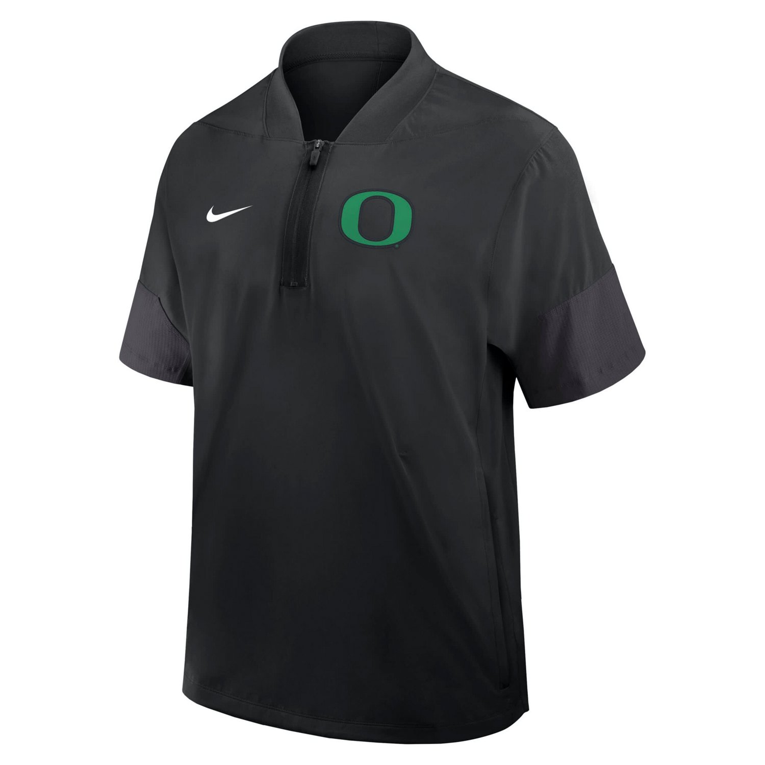 Nike Oregon Ducks 2025 Sideline Short Sleeve Quarter-Zip Coach Jacket - view number 2