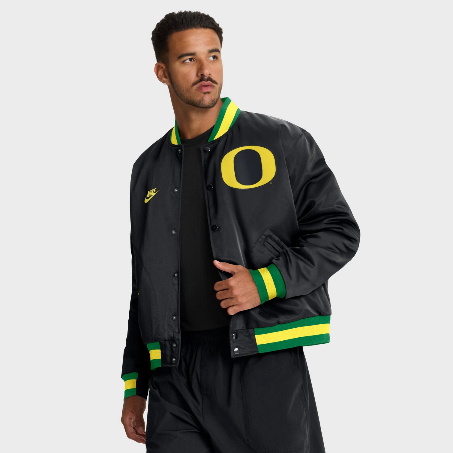 Nike Oregon Ducks Legacy Full-Snap Bomber Jacket