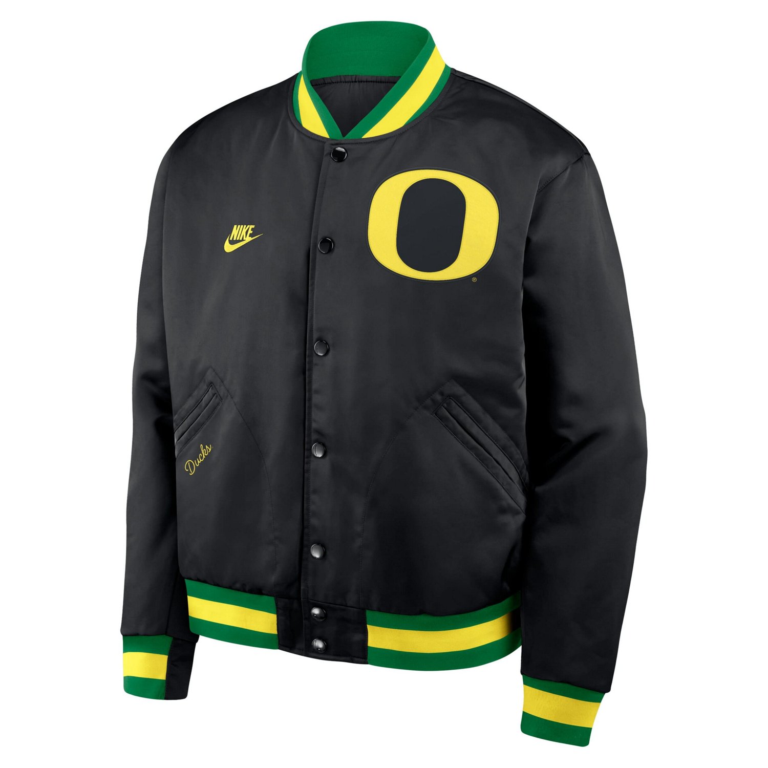 Nike Oregon Ducks Legacy Full-Snap Bomber Jacket - view number 4