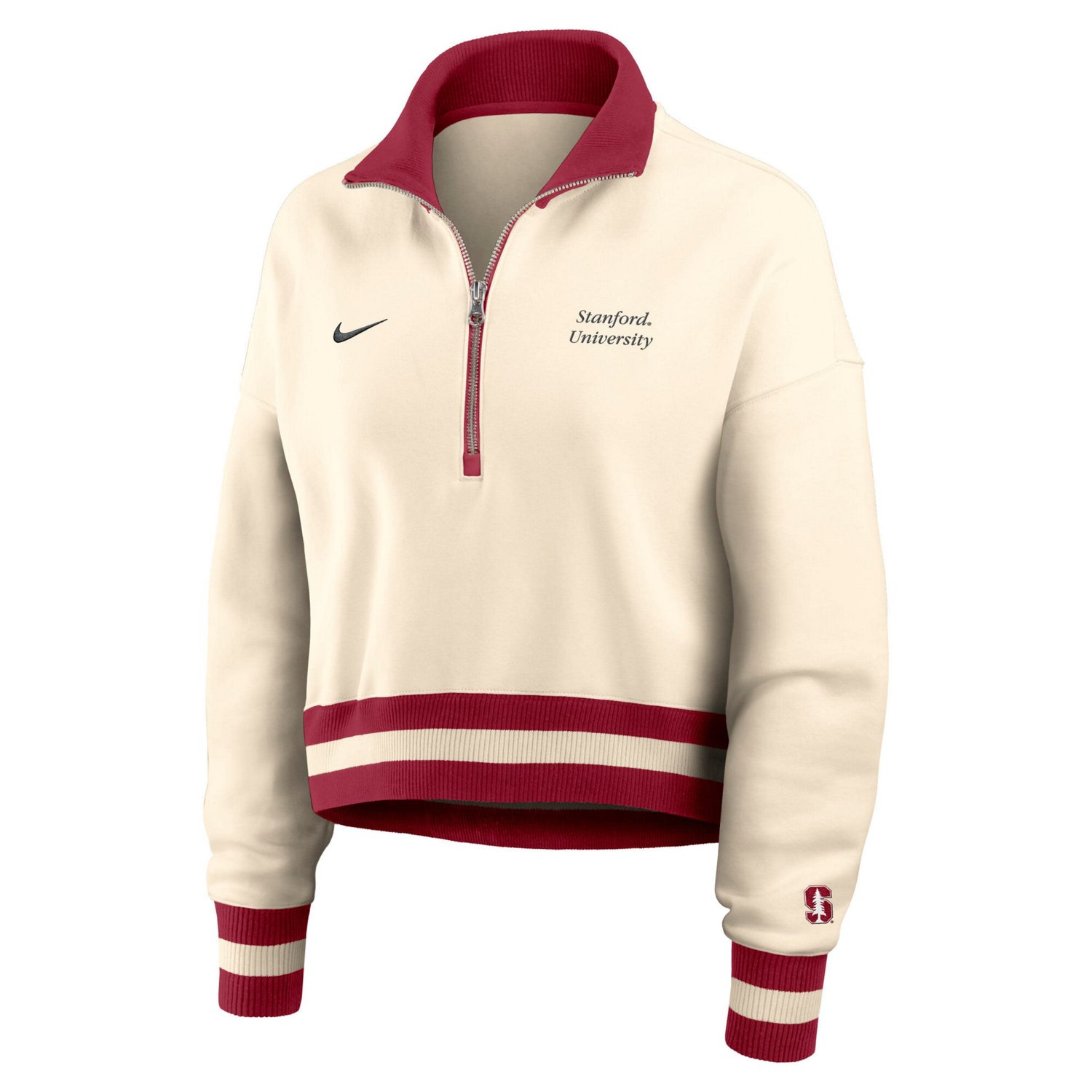 Nike Stanford Cardinal Legacy Half-Zip Sweatshirt - view number 4