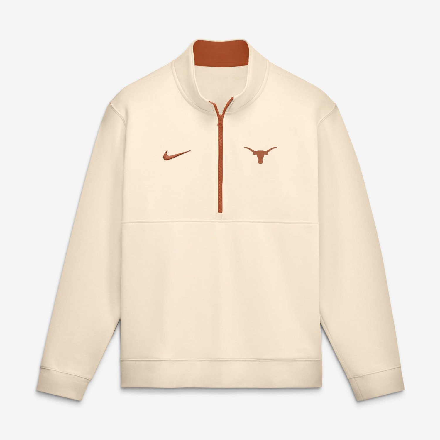 Nike Texas Longhorns Primetime Club Fleece Half-Zip Pullover