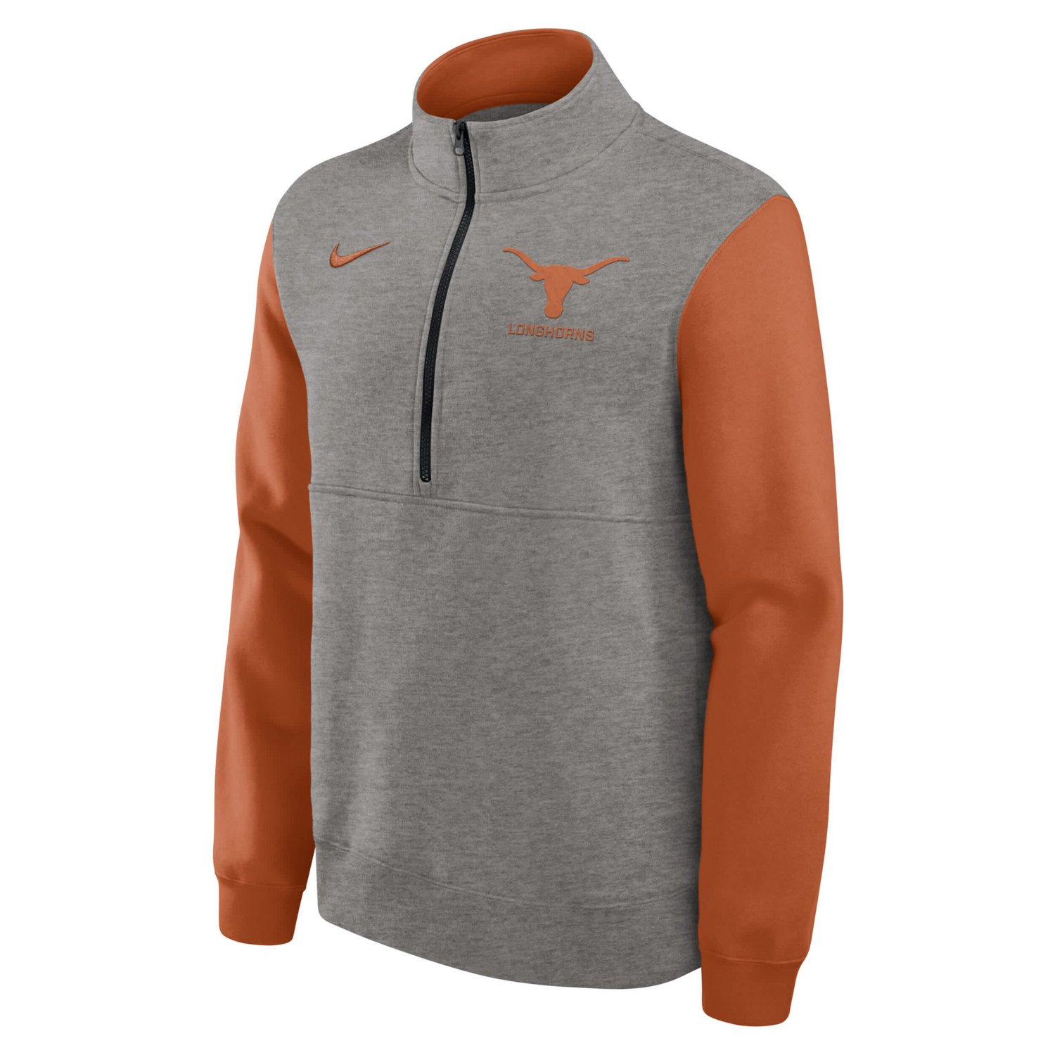 Nike Texas Texas Longhorns Club Fleece Half-Zip Pullover - view number 2