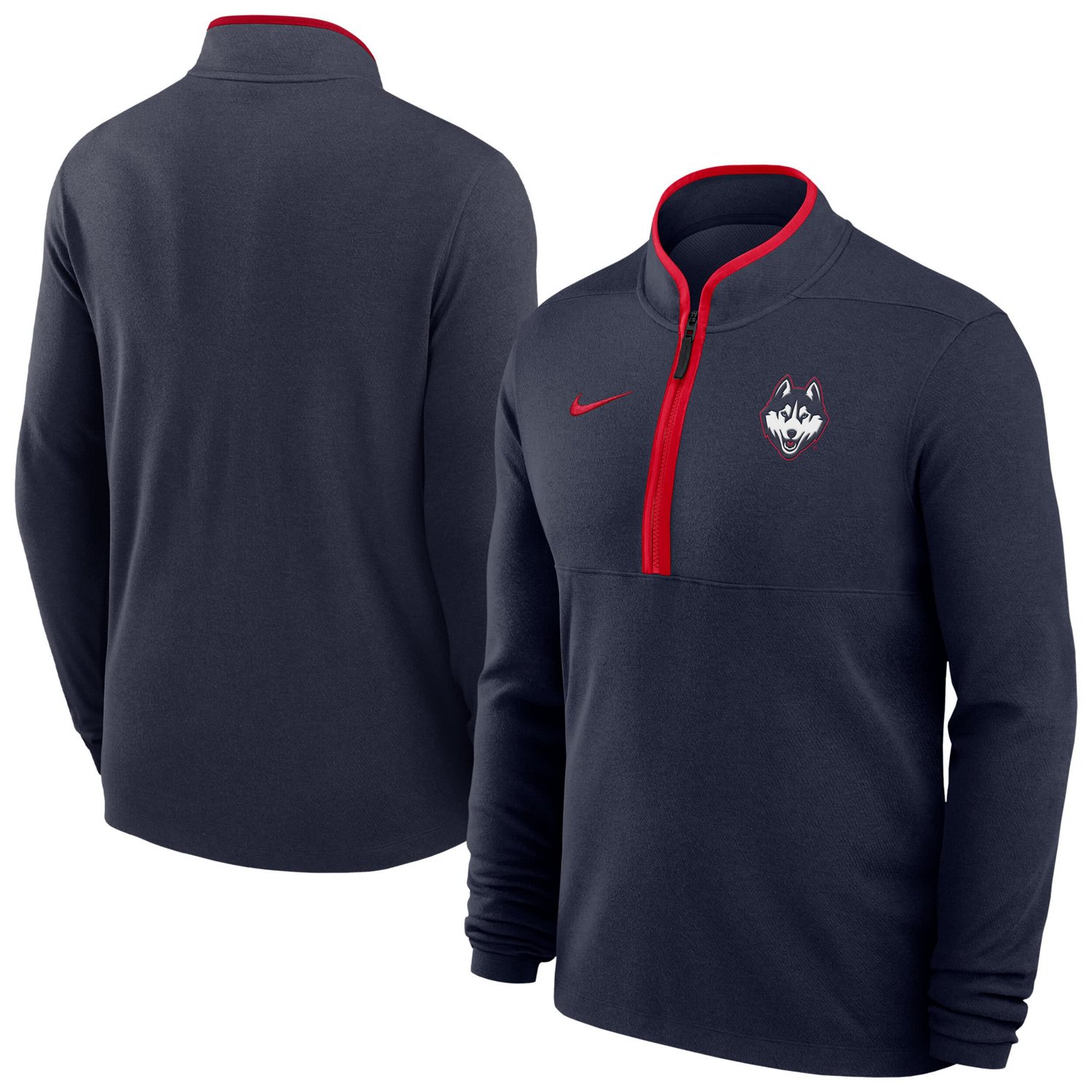 Nike UConn Huskies Basketball Victory Dri-FIT Half-Zip Pullover