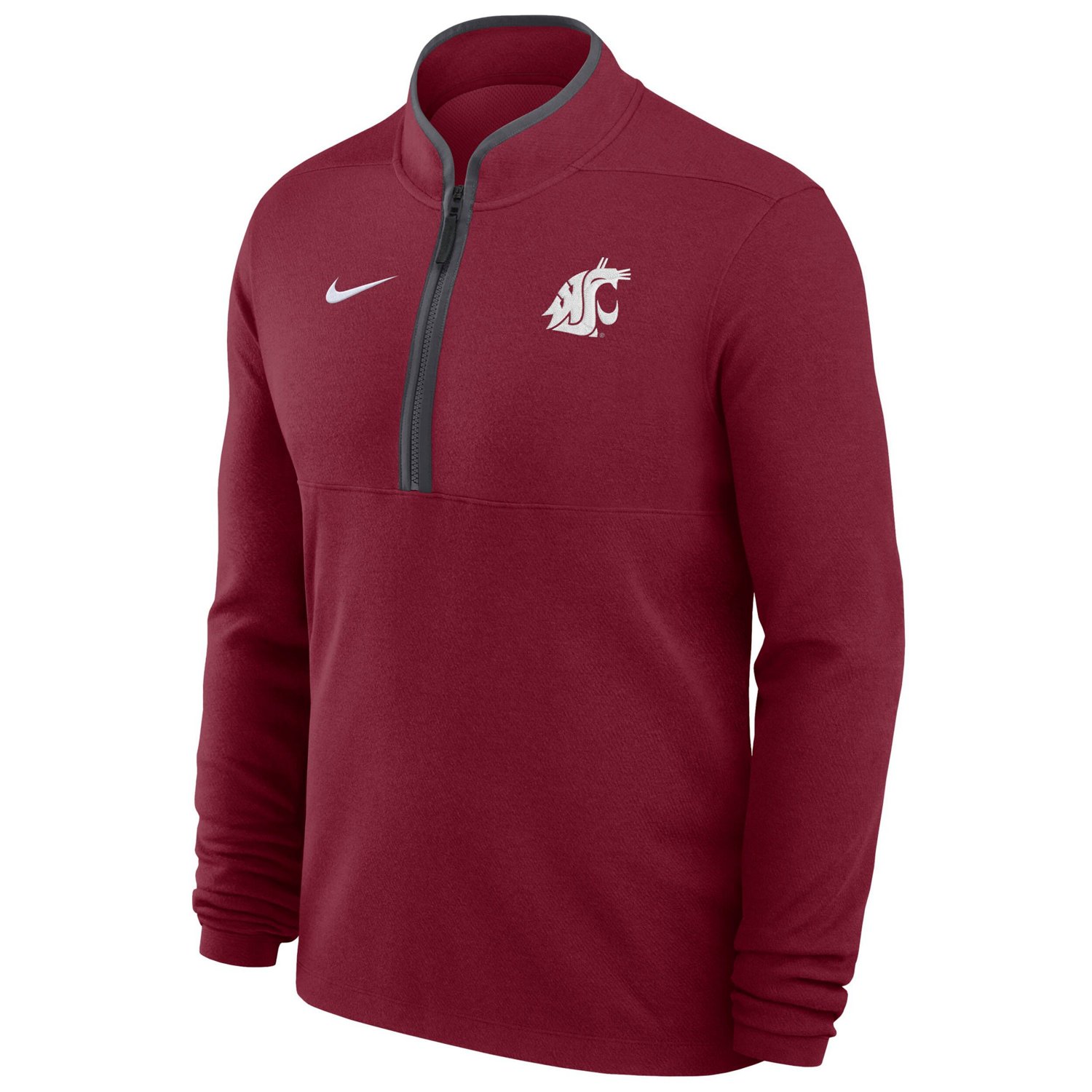 Nike Washington State Cougars Coaches Courtside Basketball Victory Performance Quarter-Zip Top - view number 2