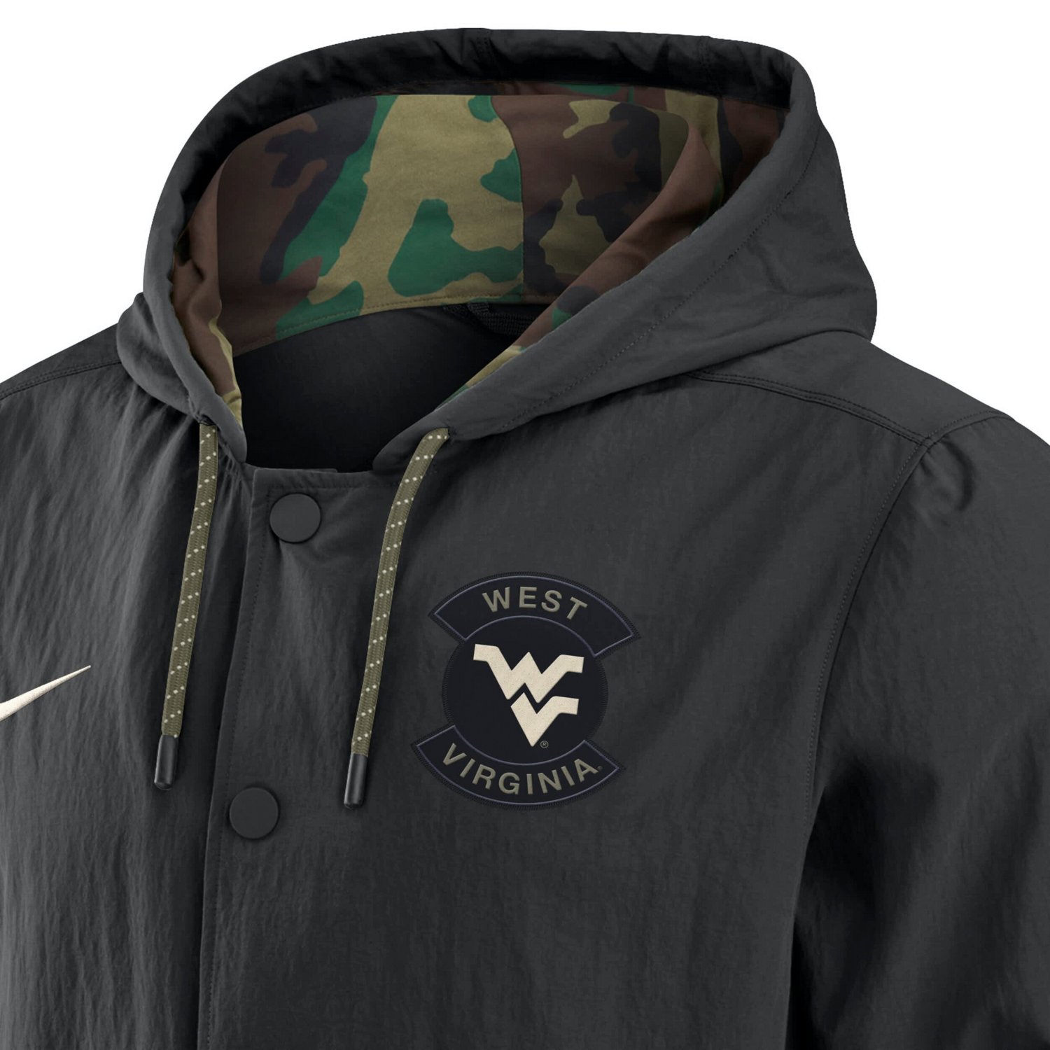Nike West Virginia Mountaineers 2025 NCAA Military Appreciation Full-Snap Jacket - view number 4
