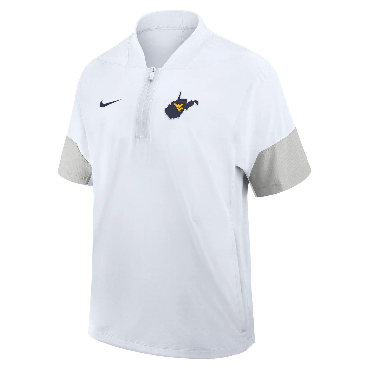 Nike West Virginia Mountaineers 2025 Sideline Coaches Lightweight Short Sleeve Jacket - view number 2