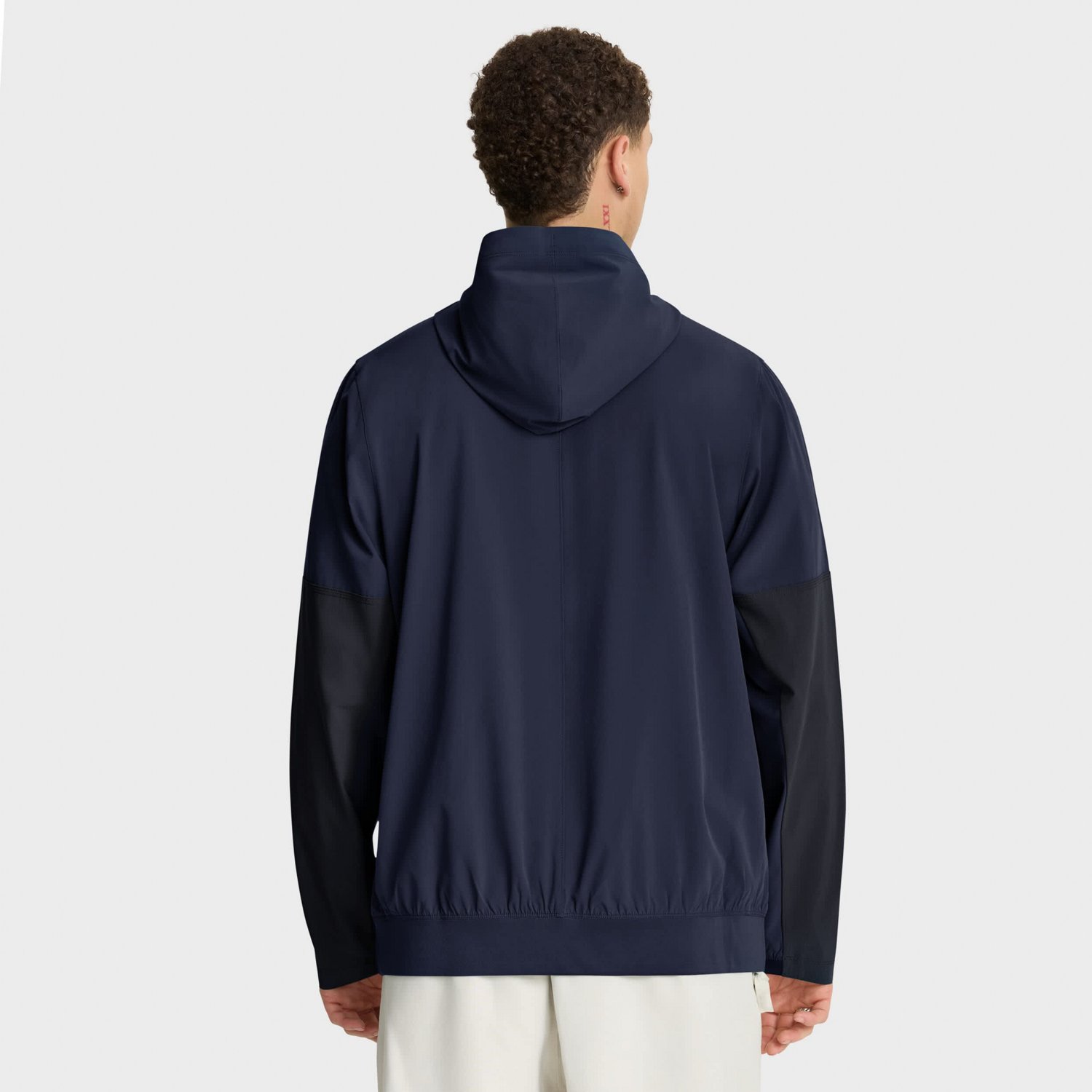 Nike West Virginia Mountaineers Anorak Half-Zip Hoodie Jacket - view number 2