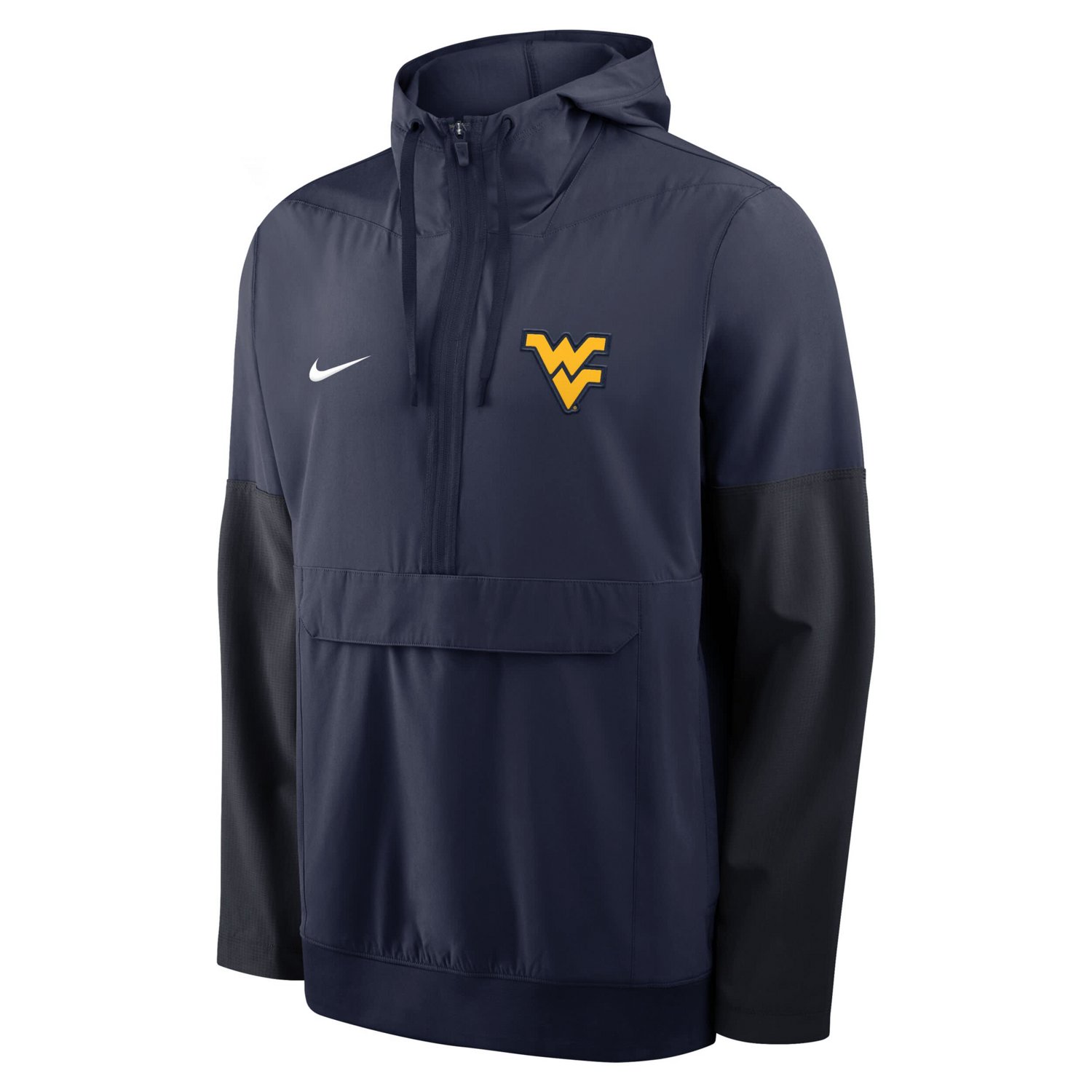 Nike West Virginia Mountaineers Anorak Half-Zip Hoodie Jacket - view number 4