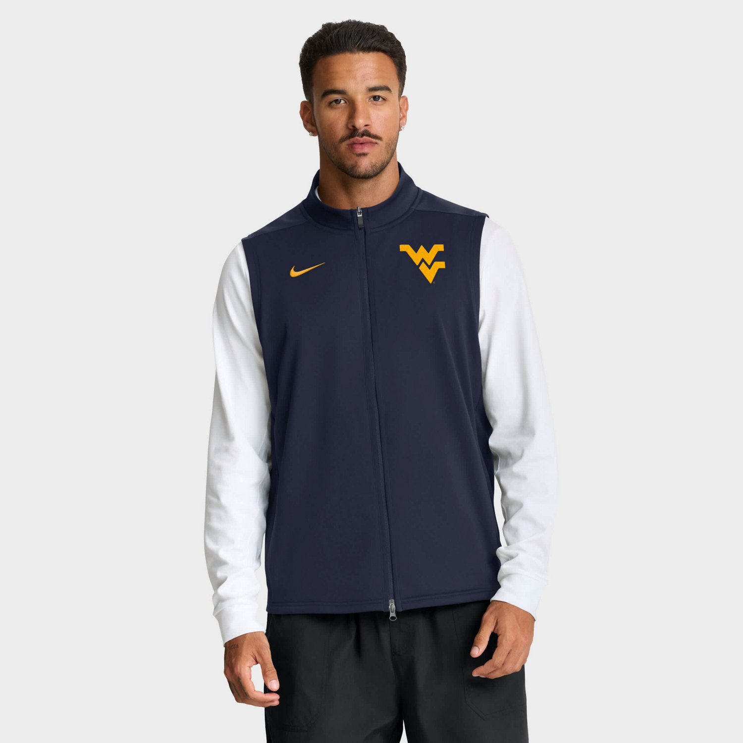 Nike West Virginia Mountaineers Primetime Victory Performance Full-Zip Vest