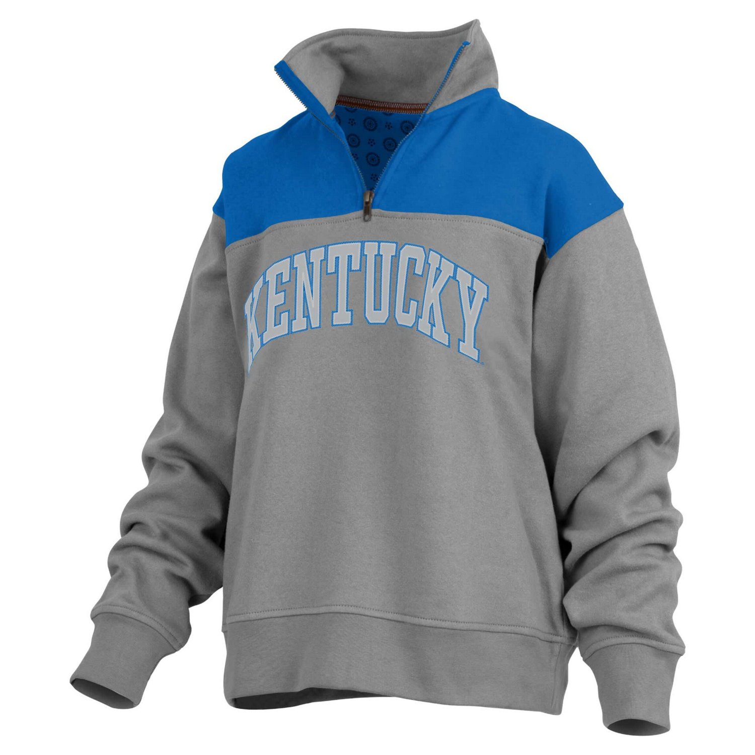 Pressbox Kentucky Wildcats Avon Fleece Quarter-Zip Jacket - view number 2
