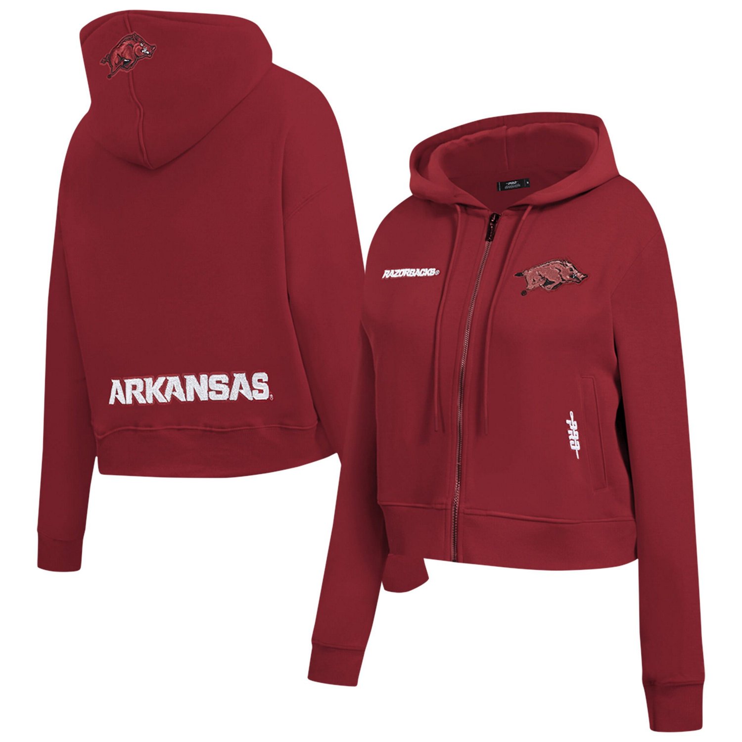 Pro Standard Arkansas Razorbacks Game Day Sequin Full-Zip Hooded Jacket                                                          - view number 1