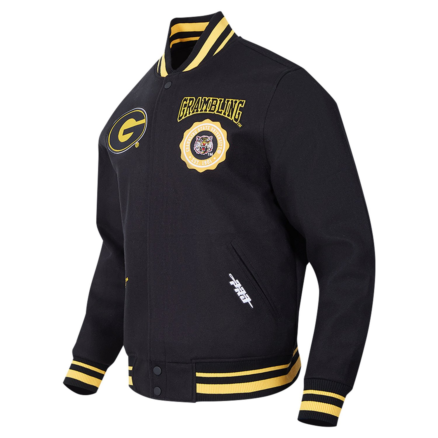 Pro Standard Grambling Tigers Crest Wool Full-Zip Jacket - view number 2
