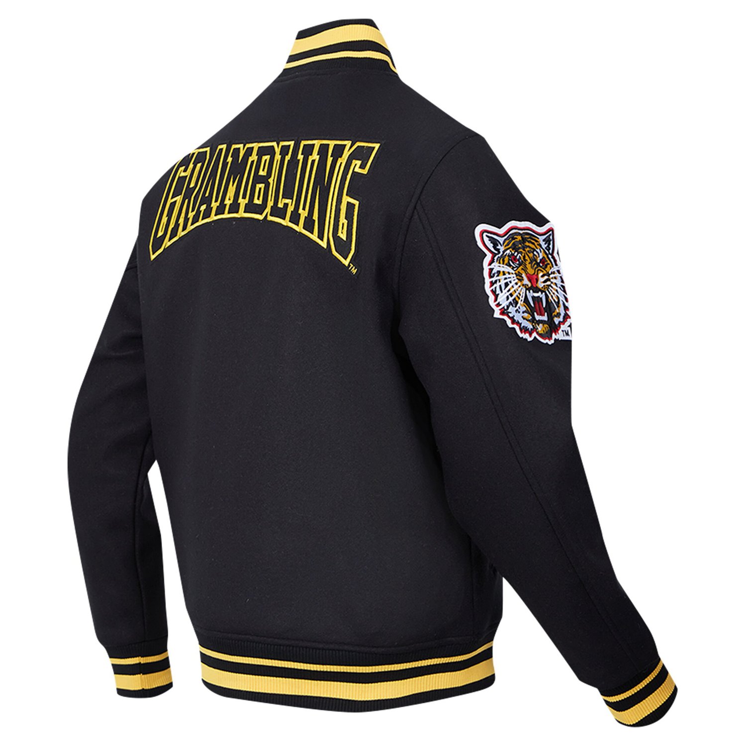 Pro Standard Grambling Tigers Crest Wool Full-Zip Jacket - view number 3