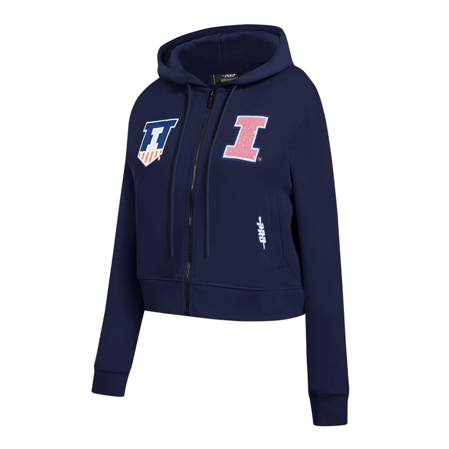 Pro Standard Illinois Fighting Illini Game Day Sequin Full-Zip Hooded Jacket                                                     - view number 2