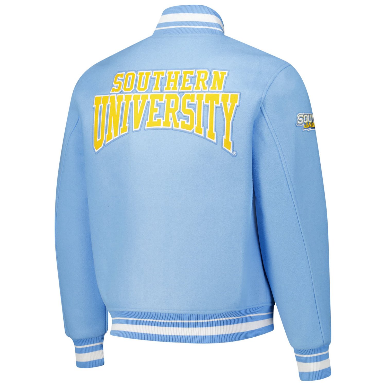 Pro Standard Light Southern University Jaguars Crest Wool Full-Zip Jacket - view number 3