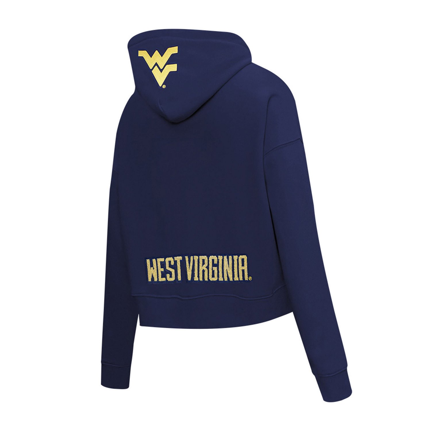 Pro Standard West Virginia Mountaineers Game Day Sequin Full-Zip Hooded Jacket
