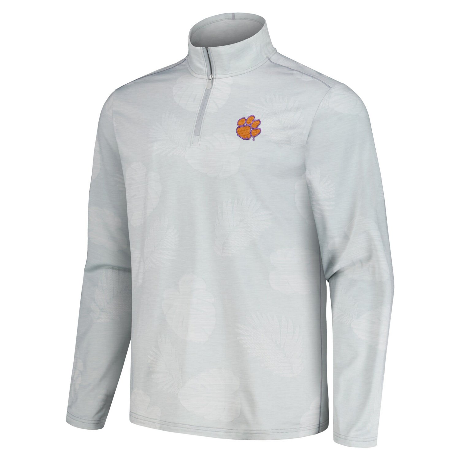 Tommy Bahama Clemson Tigers Delray Frond IslandZone Half-Zip Jacket                                                              - view number 2