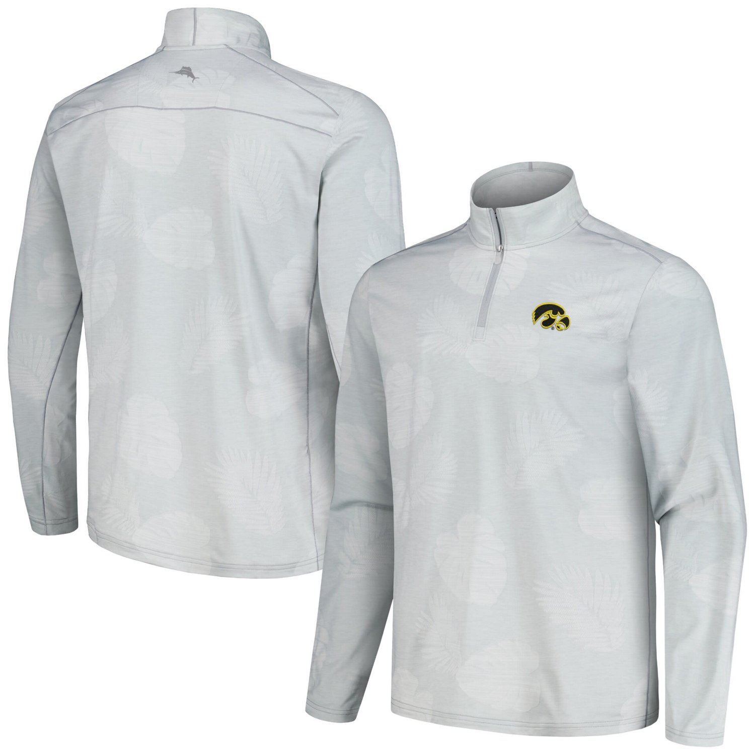 Tommy Bahama Iowa Hawkeyes Delray Frond IslandZone Half-Zip Jacket